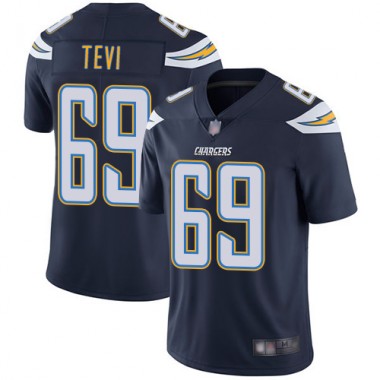 Los Angeles Chargers NFL Football Sam Tevi Navy Blue Jersey Men Limited 69 Home Vapor Untouchable